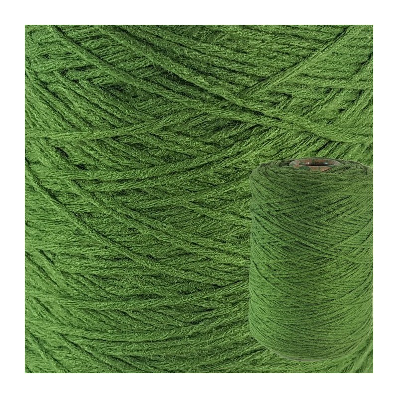 acrylic dark green yarn